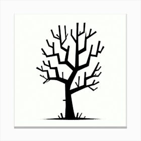 Minimalistic tree 2 Canvas Print