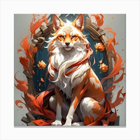 Fox fox Canvas Print
