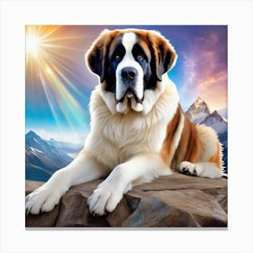 St Bernard 11 Canvas Print