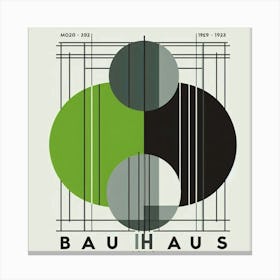 Bauhaus exhibition poster 1 Canvas Print