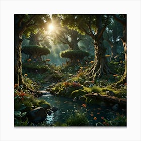 Fairy Forest 21 Canvas Print