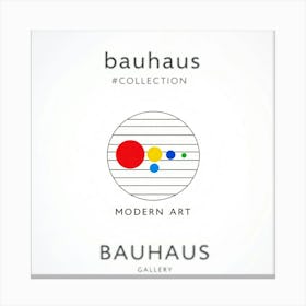 Bauhaus Collection Modern Art Canvas Print