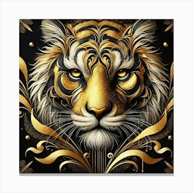 Gold Tiger Canvas Print