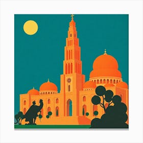 Islamic Mosque 3 Canvas Print