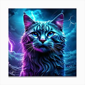 Thunderstorm Cat 1 Canvas Print