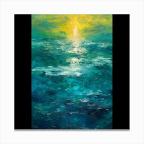 Sunrise Over The Ocean Canvas Print