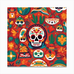 Day Of The Dead 54 Canvas Print