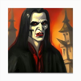 Dracula Vampire Canvas Print