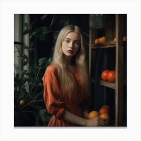 Oranges Canvas Print