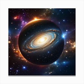 Galaxy In Space 4 Canvas Print