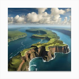 Rocky Cliffs Canvas Print