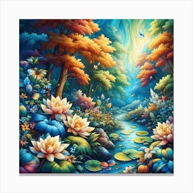 Water Lilies 4 Canvas Print