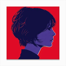 Profile Of A Woman 1 Canvas Print