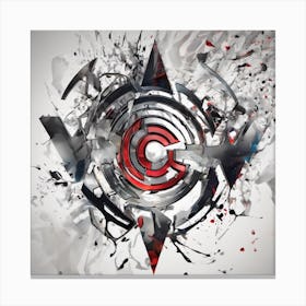 Cc Logo Canvas Print