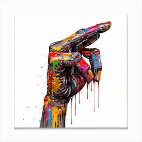 Hand Painting Canvas Print