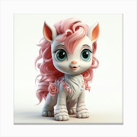 Cute Little Pony 2 Canvas Print