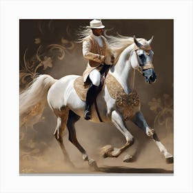 Horse Rider Canvas Print