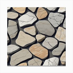 Stone Wall 36 Canvas Print