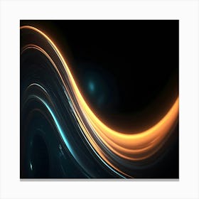 Abstract Wave Background Canvas Print