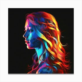 Portrait Of A Woman Canvas Print