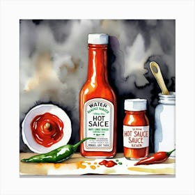 Hot Sauce Canvas Print