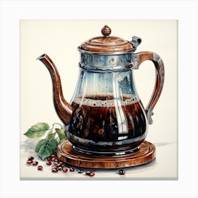 Coffee Pot Canvas Print