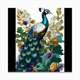 Peacock 13 Canvas Print