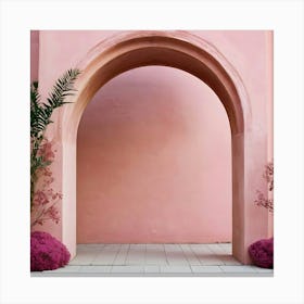 Pink Archway 11 Canvas Print