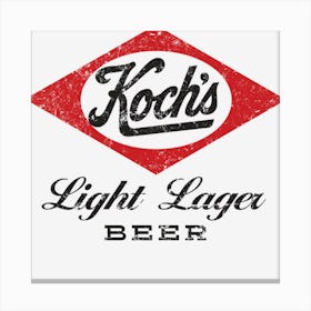 Koch S Light Lager Canvas Print