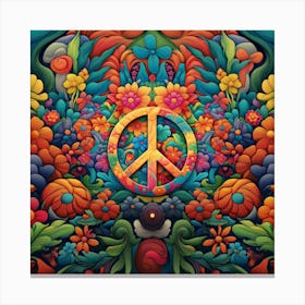 Peace Sign 4 Canvas Print