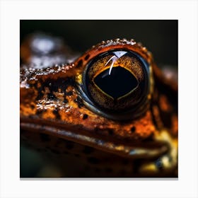 Eye Of A Frog Canvas Print