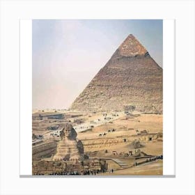 Great Pyramid Of Giza Canvas Print