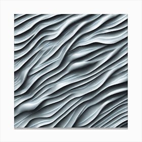 Abstract Wavy Texture Canvas Print