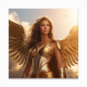 Greek Goddess superhero Canvas Print