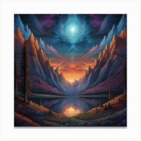 Shamanic Landscape Canvas Print