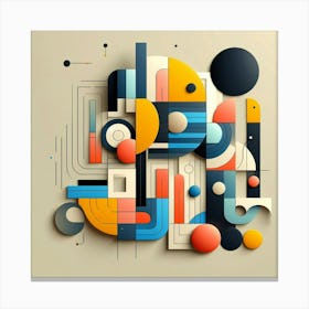 Abstract Geometric Art Canvas Print