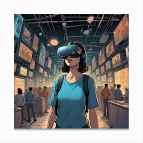 Vr Headsets 3 Canvas Print