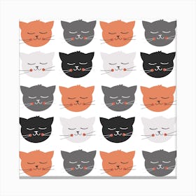 Cat Madness Canvas Print