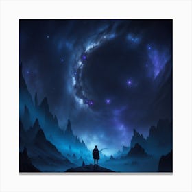 Dark Space Canvas Print