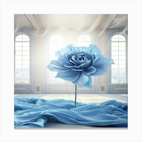 Blue Rose 1 Canvas Print