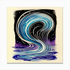 S Wave Canvas Print