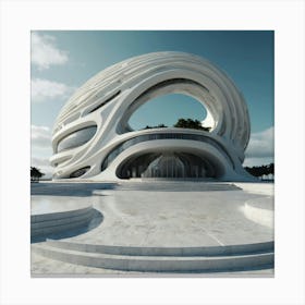 Future Concept Architecture Art Print Canvas Print