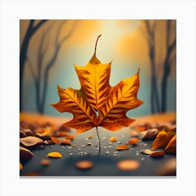 Autumn Leaf 1 Canvas Print