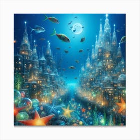 Underwater City Canvas Print