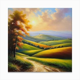 Tuscan Countryside 5 Canvas Print