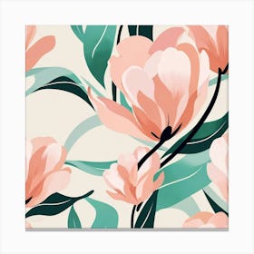 Soft Floraform 1 Canvas Print