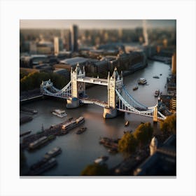 Tower Bridge In London 1 Canvas Print
