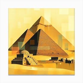 Pyramids Of Giza 2 Canvas Print