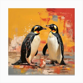 Penguins 12 Canvas Print