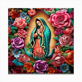 Virgin Of Guadalupe 9 Canvas Print
